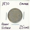 Image 1 : 1870 .925 silver quarter