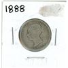 Image 1 : 1888 canadian silver quarter