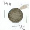 Image 1 : 1911 canadian silver quarter