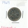 Image 1 : 1969 Elizabteh II silver quarter
