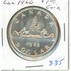 Image 1 : Canadian Silver Dollar 1960