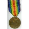 Image 1 : Vintage World War I Victory Medal - edge marked "100895 SPR. W.H. Vince R.E"