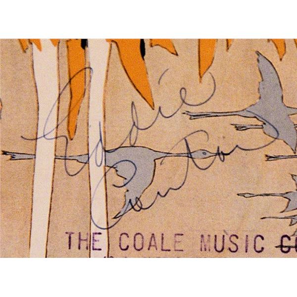 Eddie Cantor signed sheet music