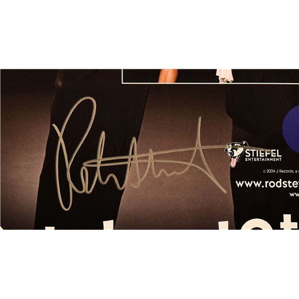 Rod Stewart signed promo poster