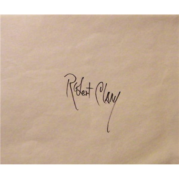 Hogan's Heroes Robert Clary signature slip