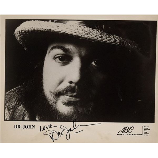 Dr. John signed promo photo