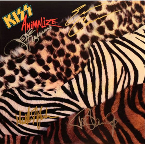 Kiss signed Animalize album