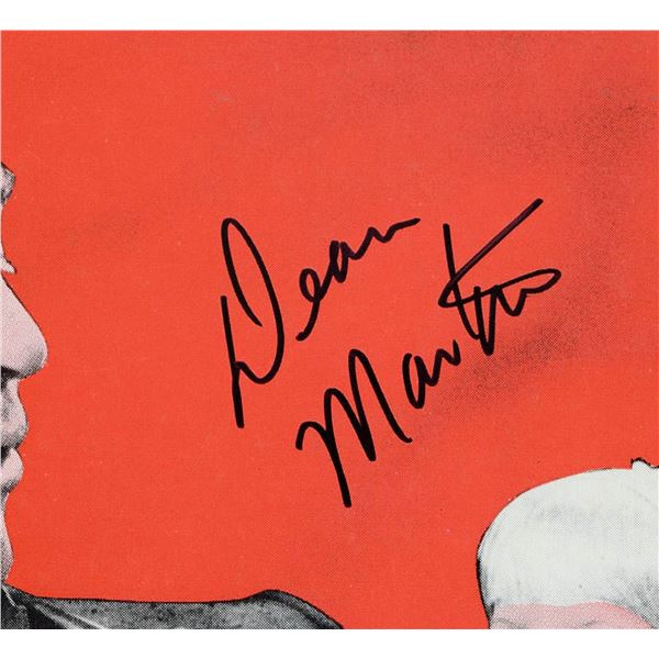 Dean Martin signed sheet music