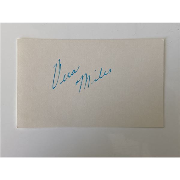 Vera Miles original signature