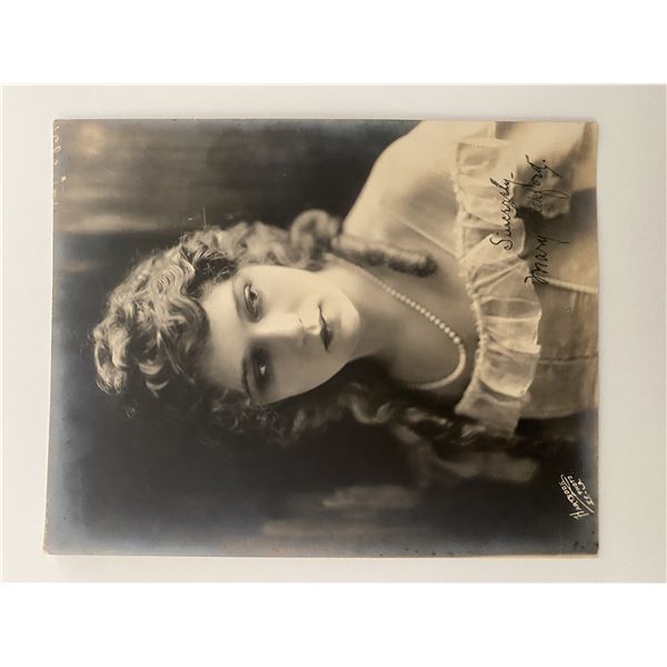 Mary Pickford signed photo