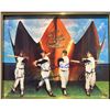 Image 1 : Baseball Legends signed photo. SCM authenticated. Autographed by Frank Robinson, Ted Williams, Micke