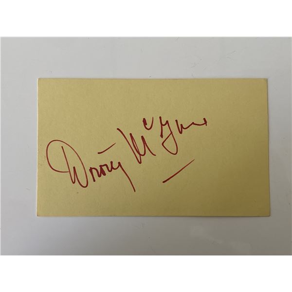 Dorothy McGuire original signature