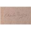 Image 1 : Charles Boyer signature slip