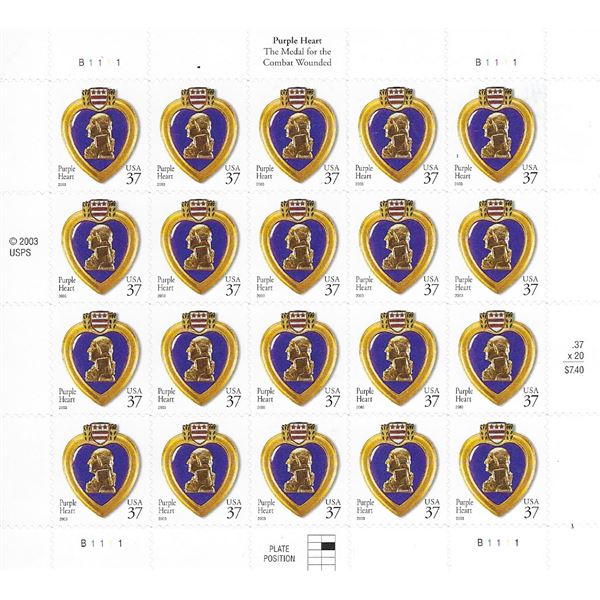 Purple Heart Stamps