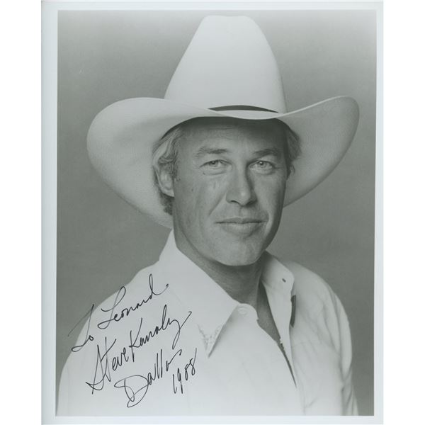 Dallas Steve Kanaly signed photo
