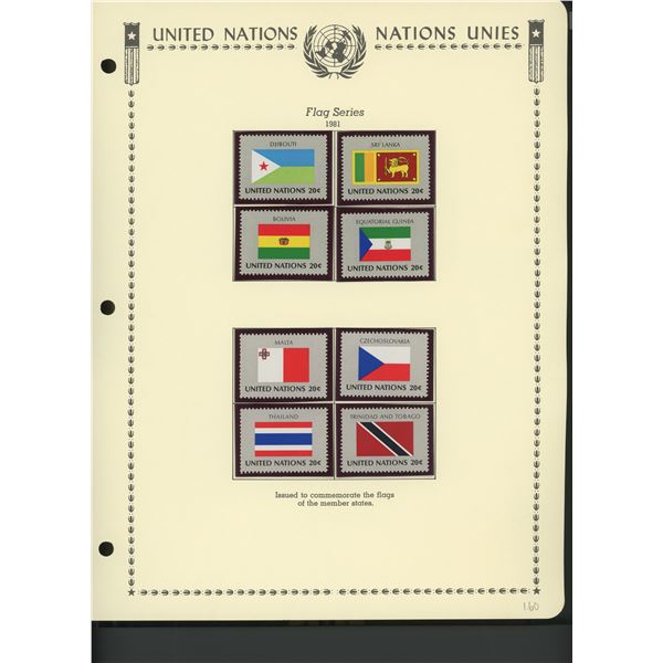 United Nations New York Stamps 1981