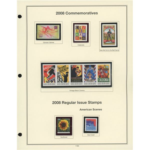 2008 Commemorative & Regular Issue Stamps