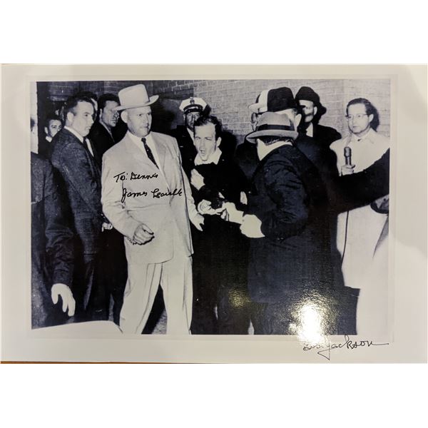 James Learelle and Bob Jackson Signed Photo