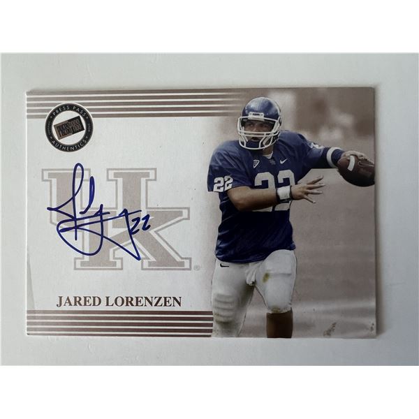New York Giants Jared Lorenzen signed autograph card