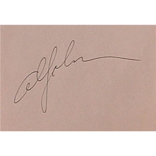 Al Jolson signature slip