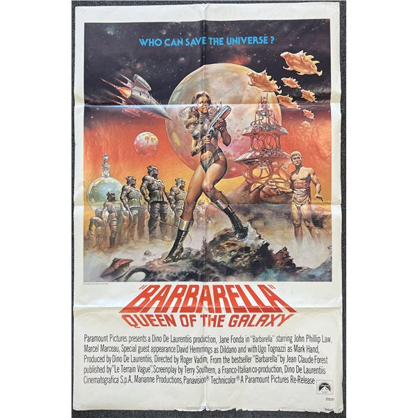 Barbarella Queen Of The Galaxy original poster