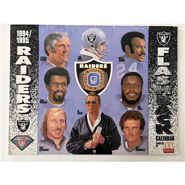1994-1995 Oakland Raiders calendar