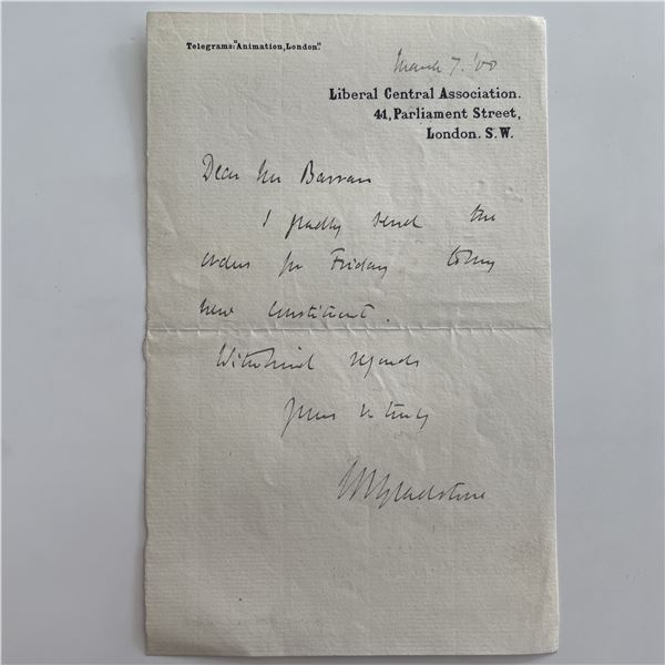 British parliament signed note