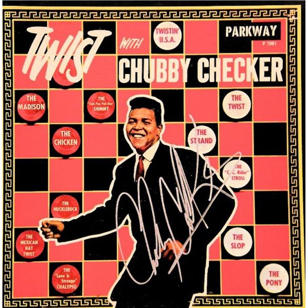 Chubby Checker Your Twist Party With The King Of Twist signed album