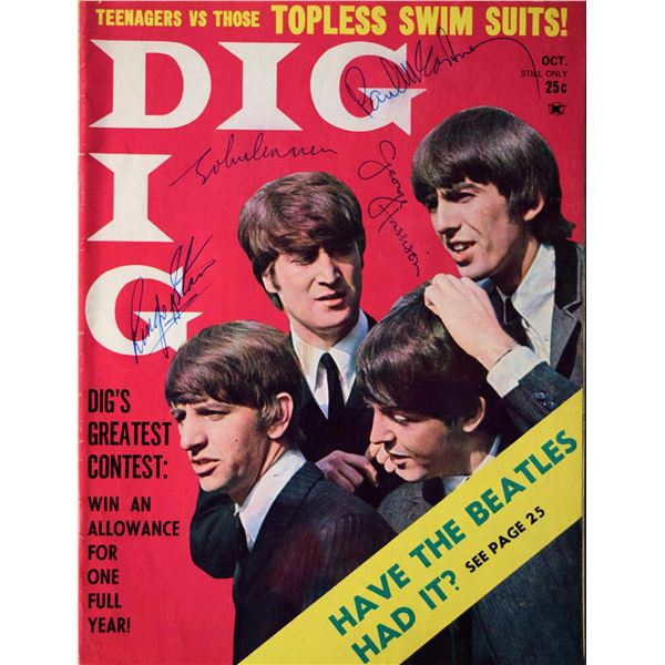 All About The Beatles signed magazine