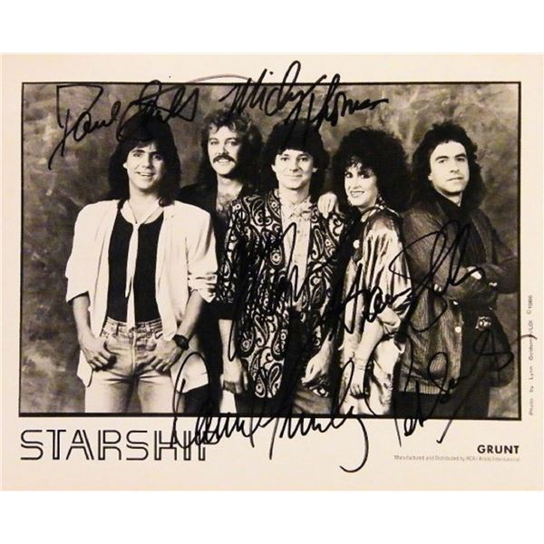 Jefferson Starship signed promo photo