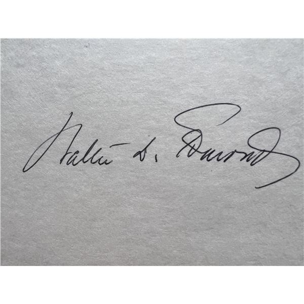 Walter Edmond original signature