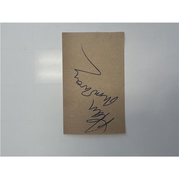 Actor Alan Mowbray original signature