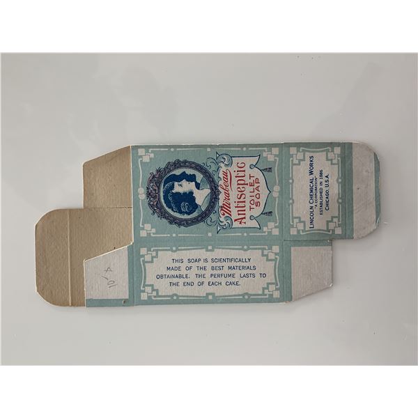 Mirabeau unsigned Antiseptic Toilet Soap Box