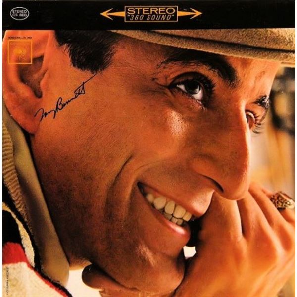 Tony Bennett signed I Wanna Be Around album