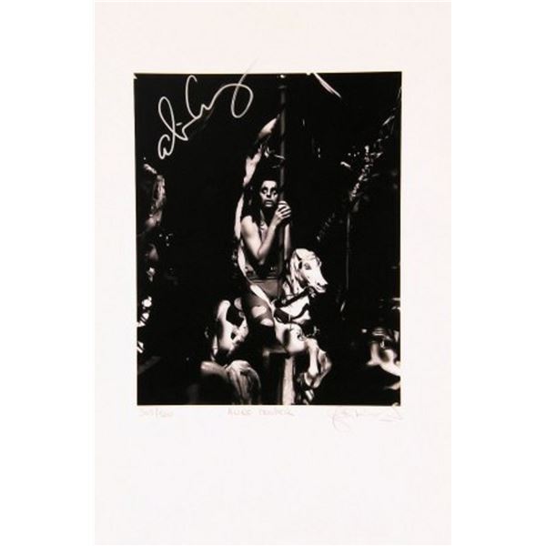 Alice Cooper limited edition signed promo photo