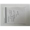 Image 1 : Actress Marie Windsor handwritten signed note