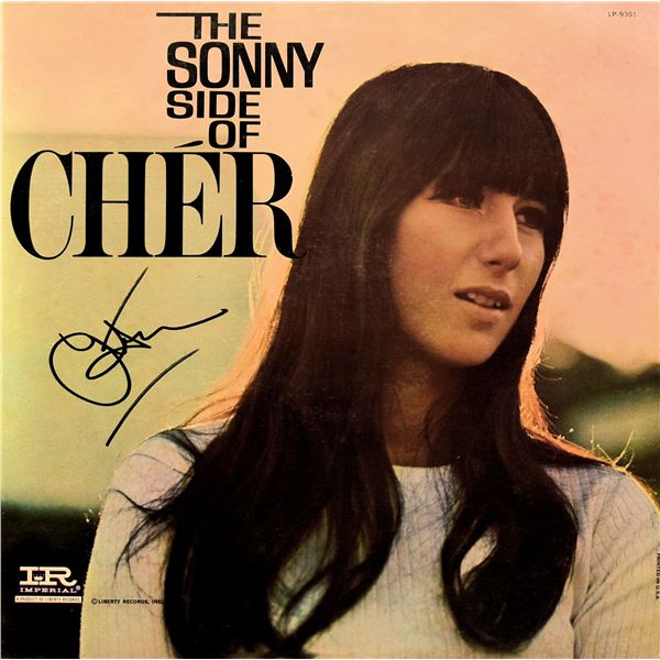 Cher The Sonny Side of Cher signed album