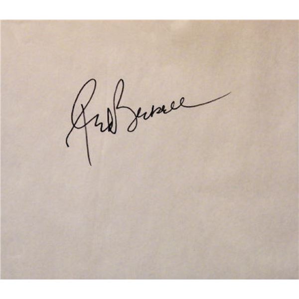 Ted Bessell signature slip