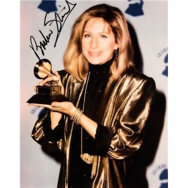 Barbra Streisand signed photo