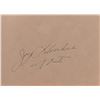 Image 1 : Jay Silverheels Tonto signature slip