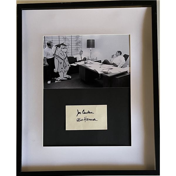 Cartoon legends Hanna Barbera original signature collage