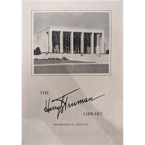 Harry S. Truman Presidential Library Program