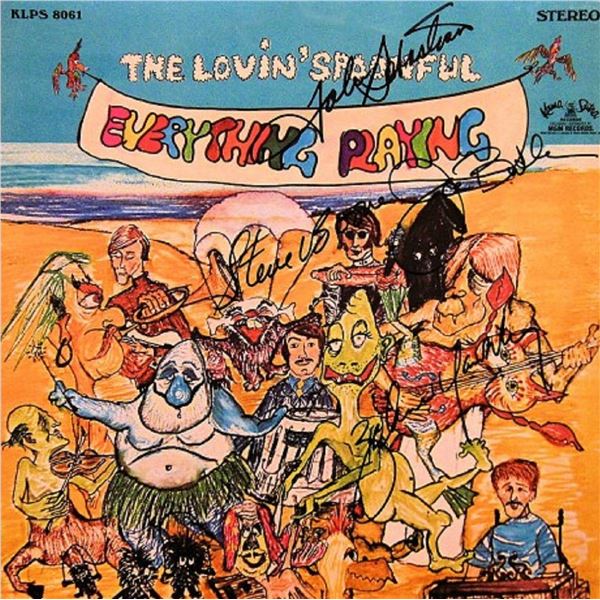 The Lovin' Spoonful signed "Everything Playing" album