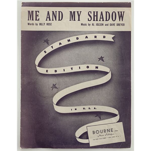 Me And My Shadow unsigned sheet music