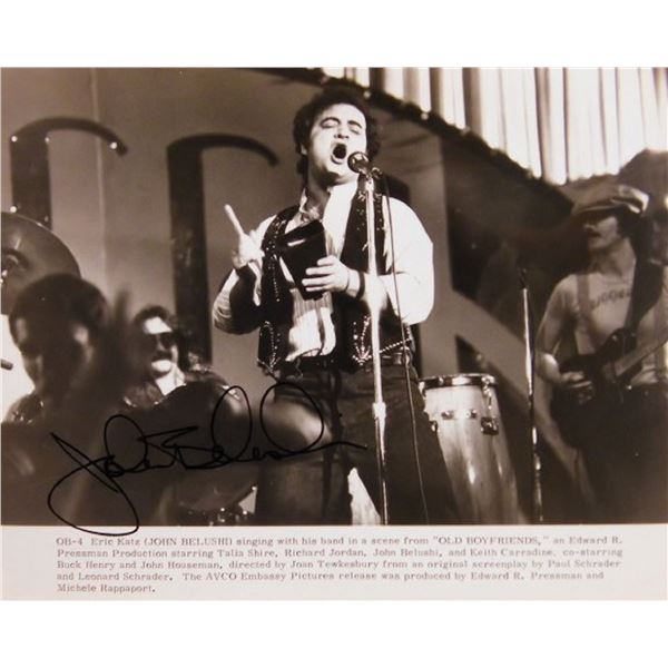 John Belushi signed photo
