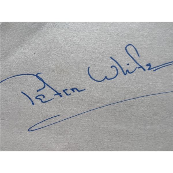 Peter White original signature