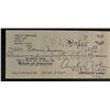 Image 1 : Arch Oboler signed check
