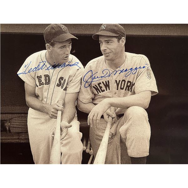 Ted Williams / Joe DiMaggio signed photo