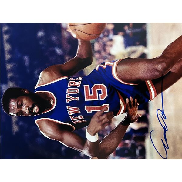 NY Knicks Earl The Pearl Monroe signed photo