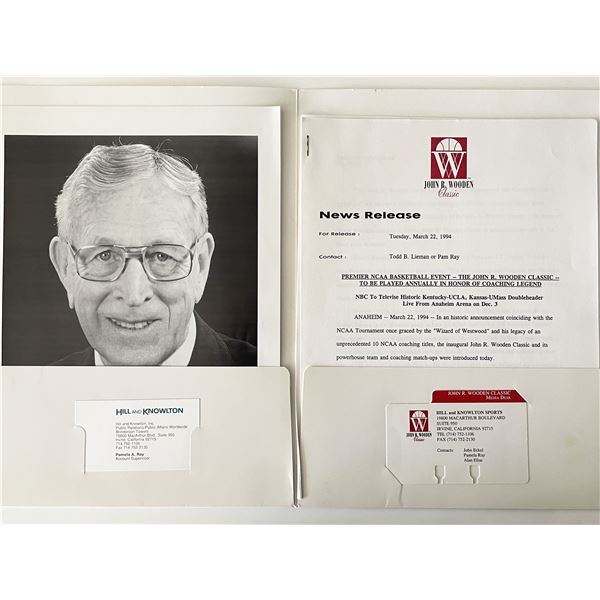 John R. Wooden Classic press packet